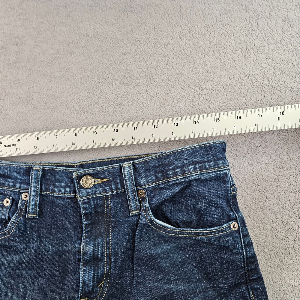 Levi's 511 Jeans Men's 32x30 Blue Denim Dark Wash Slim Stretch Skinny Streetwear - Picture 6 of 13